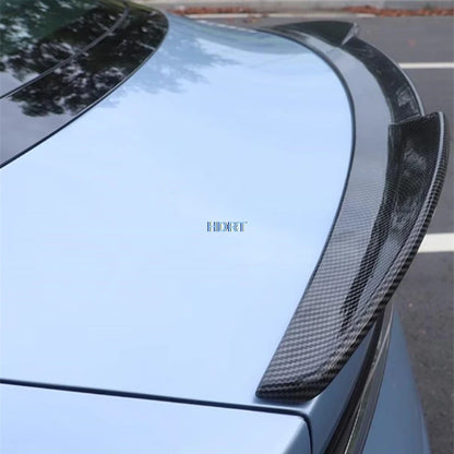 For BYD Seal EV 2022 + Car Styling Fixed Wind Pressure Tail Wing Cover Rear Trunk Roof Spoiler Sport Surround Plate Accessories