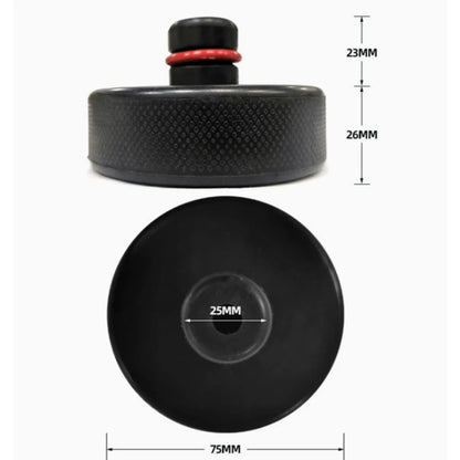 4‑Pack Rubber Jack Pads for Tesla Model 3/Y Anti‑Slip Lifting Point Protector Car Jack Accessories for Tesla Floor Jack