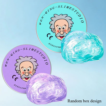 New Stress Relief Toys Old Man Liquid Squishy Transparent Crystal Slime Fluffy Foam Putty Kids Safe Bouncy Stretchy Color Slime