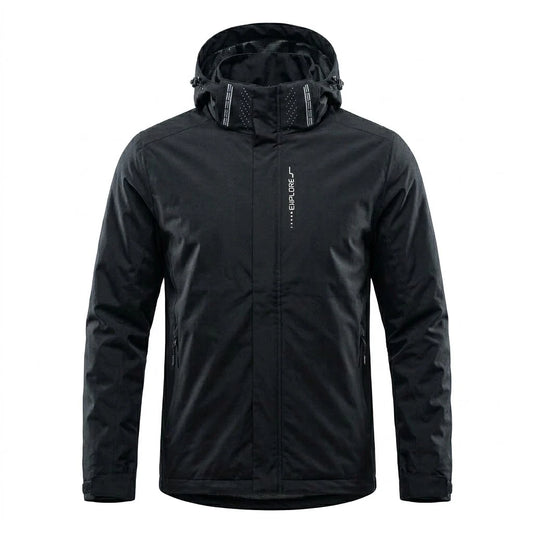 Mens Outdoor Waterproof Jacket Windproof Hoodie Coats Lightweight Cycling and Hiking Raincoat Work Jacket Man Climbing Outerwear