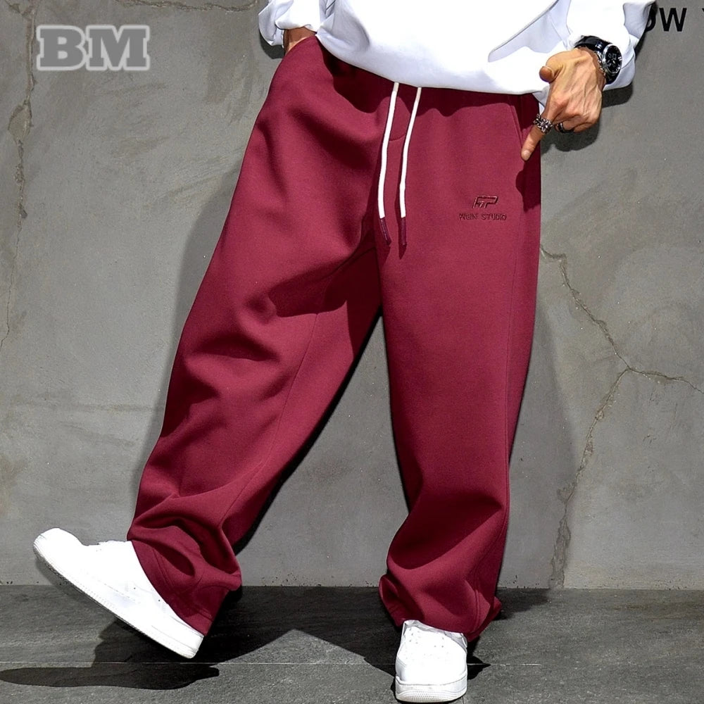 American Streetwear High Quality Sweatpants Mens Clothing Korean Fashoin Sport Baggy Pants Hip Hop Joggers Male Kpop Trousers