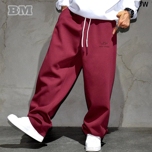 American Streetwear High Quality Sweatpants Mens Clothing Korean Fashoin Sport Baggy Pants Hip Hop Joggers Male Kpop Trousers