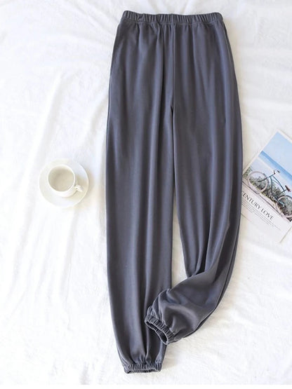 Men's Pajama Pants, Men's Pants, Spring & Fall Single-Piece Home Pants That Can Be Worn Outside, Korean Style Home Pants, Autumn and Winter Styles