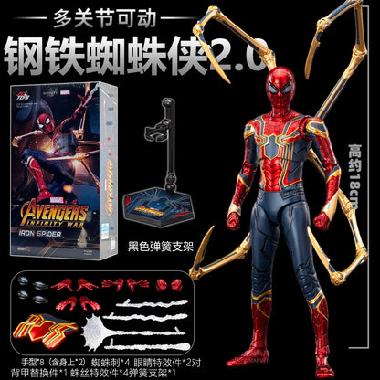 Zd Toys Marvel Ps4 Spider Man Velocity Suit Action Figure Fully Articulated Joint Movable Collectible Model Toy Gift For Adult