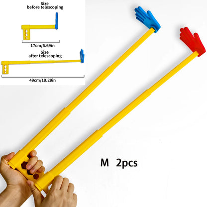 Three Sizes 3D Printed Retractable Hand Toy Telescopic Game Toy Funny Interactive Props Cosplay for Party Favors