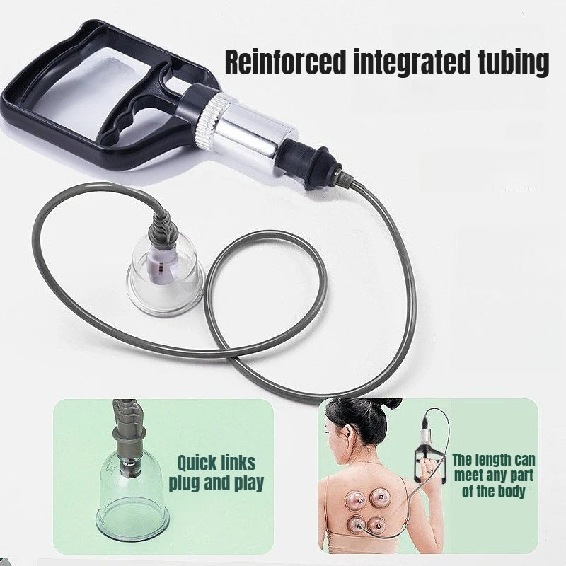 24Pcs Cupping Relax Set Multiple Sizes of Vacuum Cups with Hand Pump and Detailed Cupping Manual Massage Cupping Set for Massage