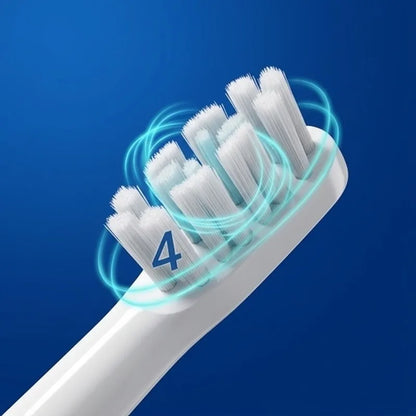 8PCS DuPont Soft Bristle Sonic Electric Toothbrush Replacement Brush Heads For T100 Vacuum Suitable Nozzles