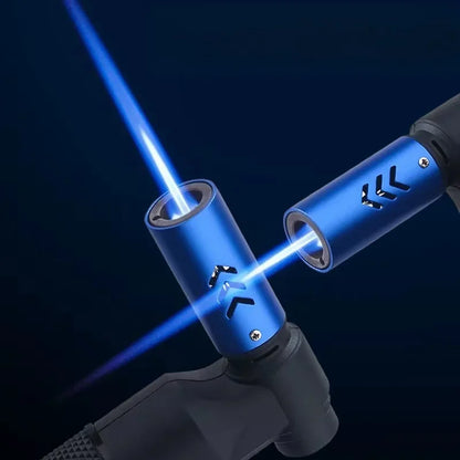 HONEST Windproof Spray Gun Strong Blue Fire Butane Gas Torch Lighter Outdoor BBQ Kitchen Jewelry Welding Cigar Lighters Smoking