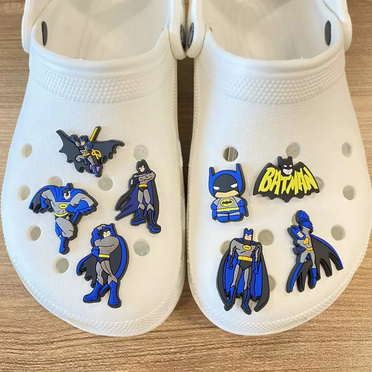 9-100Pcs Hot Toys Cartoon Shoe Charm Accessories DIY Clog Sandal Shoes Buckle Decorations Children Kids Party Gifts