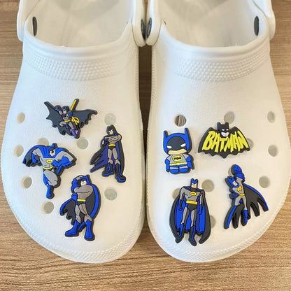 9-100Pcs Hot Toys Cartoon Shoe Charm Accessories DIY Clog Sandal Shoes Buckle Decorations Children Kids Party Gifts