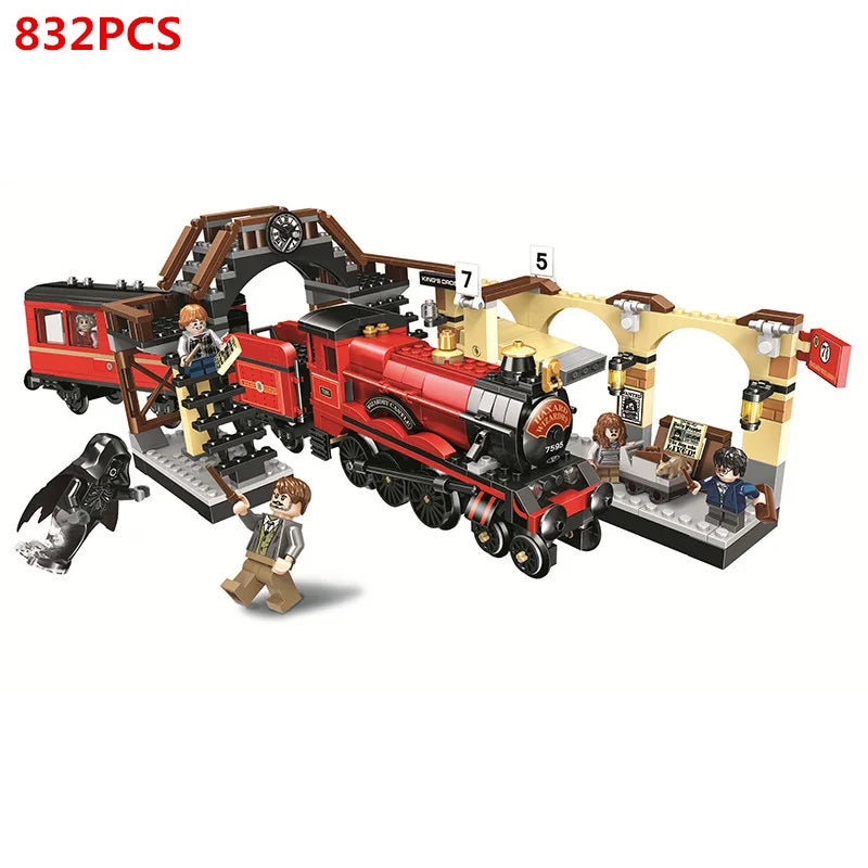NEW Magic Movie Attack on The Burrow Building Blocks Kits Bricks Set Classic Model Toys For Birthday Gift