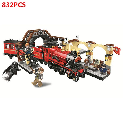 NEW Magic Movie Attack on The Burrow Building Blocks Kits Bricks Set Classic Model Toys For Birthday Gift