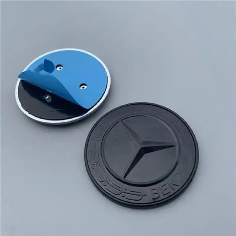 57mm Star Flat Hood Bonnet Logo Mercedes Benz W204 W124 W201 W202 W212 W220 W205 Emblem Badge stickers automobile Accessorie