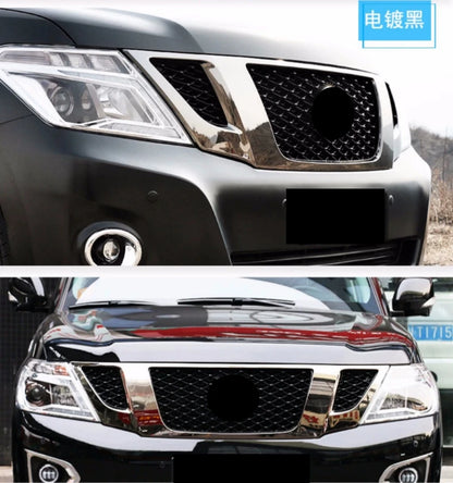 Grill Mask Grid Radiator Grille assembly For Nissan patrol Y62 modified Auto Accessories