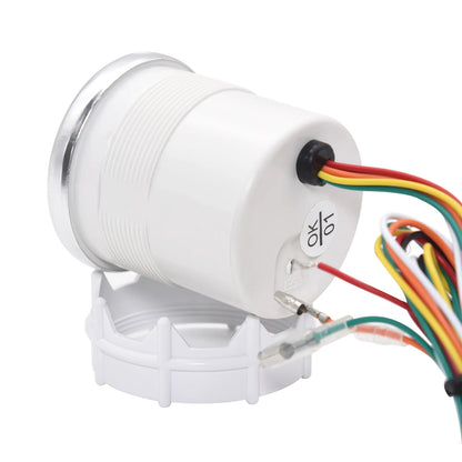2" 52mm Universal 12V LED Smoke Len -1~0~2 BAR Turbo Boost Gauge Meter / Turbo Boost Meter with White LED Backlight For 12V Car