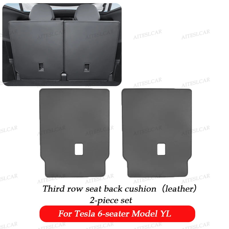 For Tesla Model YL Launch Trunk Mat Full Coverage Trunk Both Side Guards Seat Backrest Protective Pad Cargo Liner Anti Dirty Mat