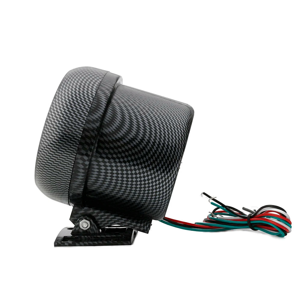 12V Tachometer Gauge 3.75'' Car Universal Black Tachometer Gauge 7color Inter Shift Light 0-8000 RPM Fit 4 6 8 Cylinder