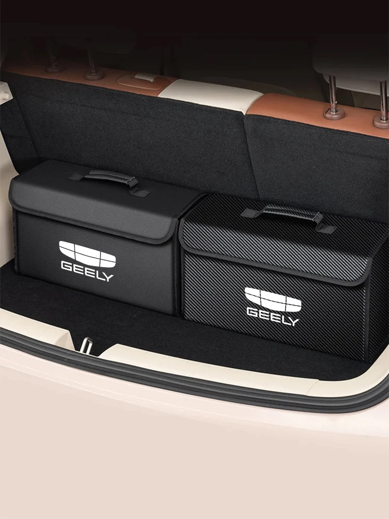 For GEELY coolray Starray emgrand emgrand tugella Car Trunk Storage Box Organizer Foldable Stowing Tidying Bag Car Accessories