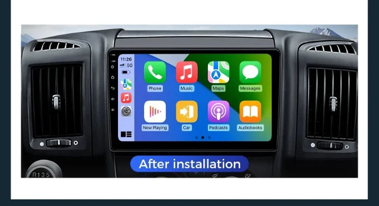 Android 15 For Fiat Ducato Peugeot Boxer Citroen Jumper 2006-2022 2K QLED Android Car Radio Multimedia stereo Player GPS CarPlay