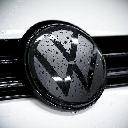 2Pcs Front and Rear Emblem For VW Golf 6/Golf 7/Golf 7.5/Golf 8 Not Affect ACC Modified Black Label Flat Mirror Logo CoverSticke