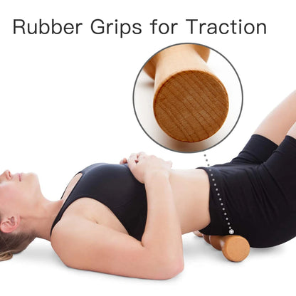 Wood Therapy Massage Stick Scraping Stick Cellulite Lymphatic Drainage Anti Cellulite Muscle Release Roller Massage Fitness