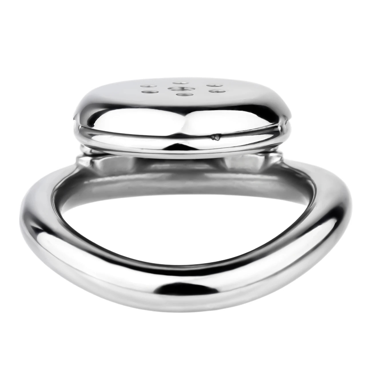 FRRK 268 Flat Button Sissies Male Chastity Cage, 240 Steel Urethral Inverted Chastity Belt, Slave Man Sex Toy Anti-Cheating