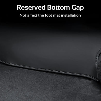 For Tesla Model 3 Y 2021-2026 LHD Center Console Two Side Anti Kick Pad Protector PU Leather Sticker Foot Cover Car Accessories