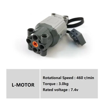 Technical Electronic Building Block MOC Refit Accessories Micro-motor RC Power Functions Parts Creative DIY Car Bricks Kids Toys