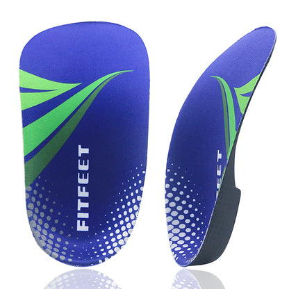 RooRuns Orthopedic Arch Support Shoes Insoles 3/4 Length Flat Feet Shoes Pads for Feet Plantar Fasciitis Heel Pain Relief Unisex