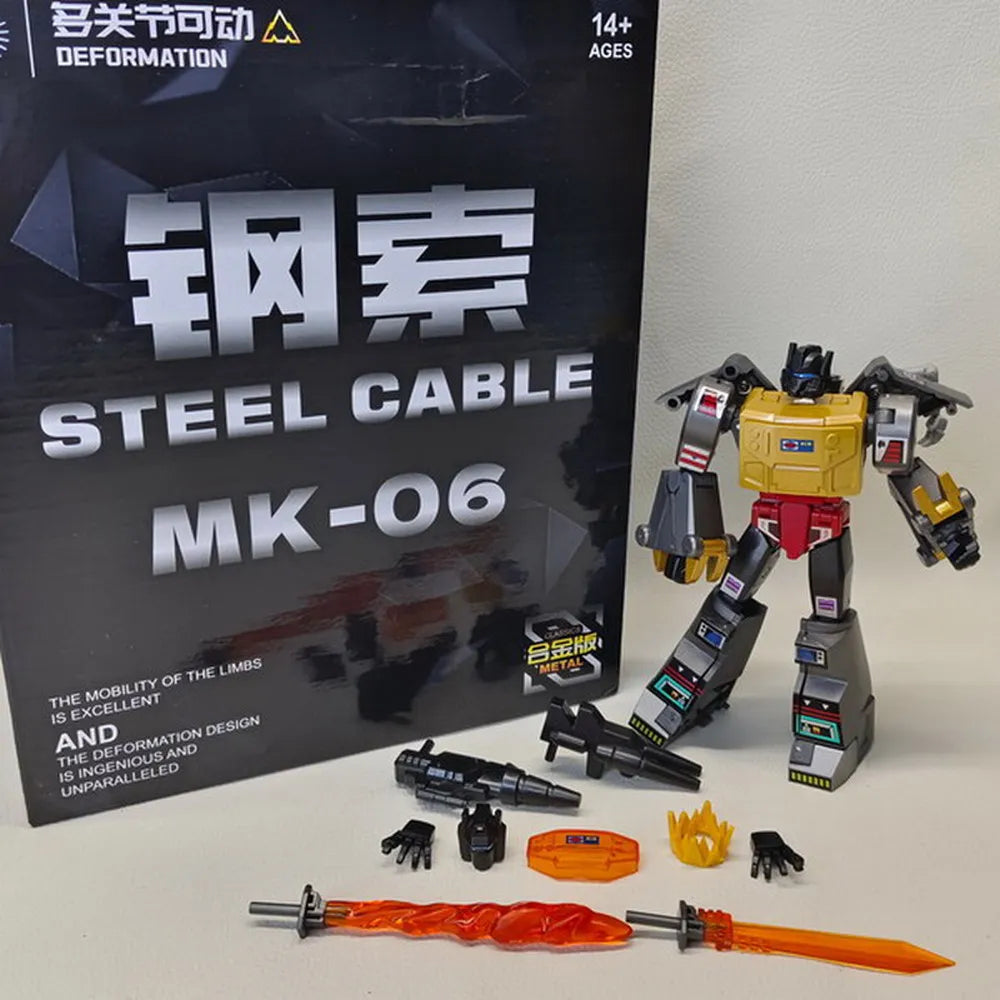 MK06S Mk-06 Grimlock Transformation Toys Brand New Repaired Alloy Plate Gift Toy Collection Action Figure Model