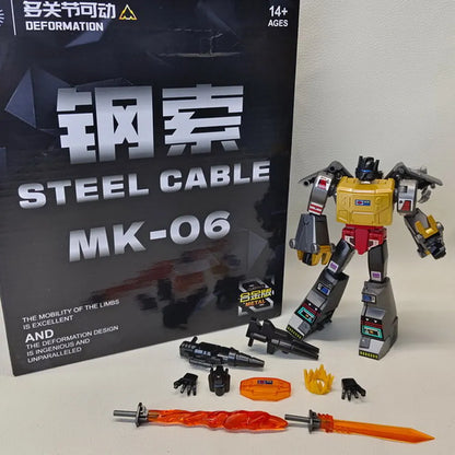 MK06S Mk-06 Grimlock Transformation Toys Brand New Repaired Alloy Plate Gift Toy Collection Action Figure Model