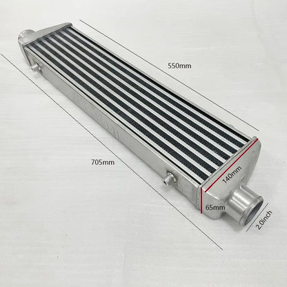 Front Mount intercooler Universal Turbo Intercooler for Audi Jetta Inlet 2.5"/65mm OD=2/2.5/3.0 inch for BMW for VW for Golf