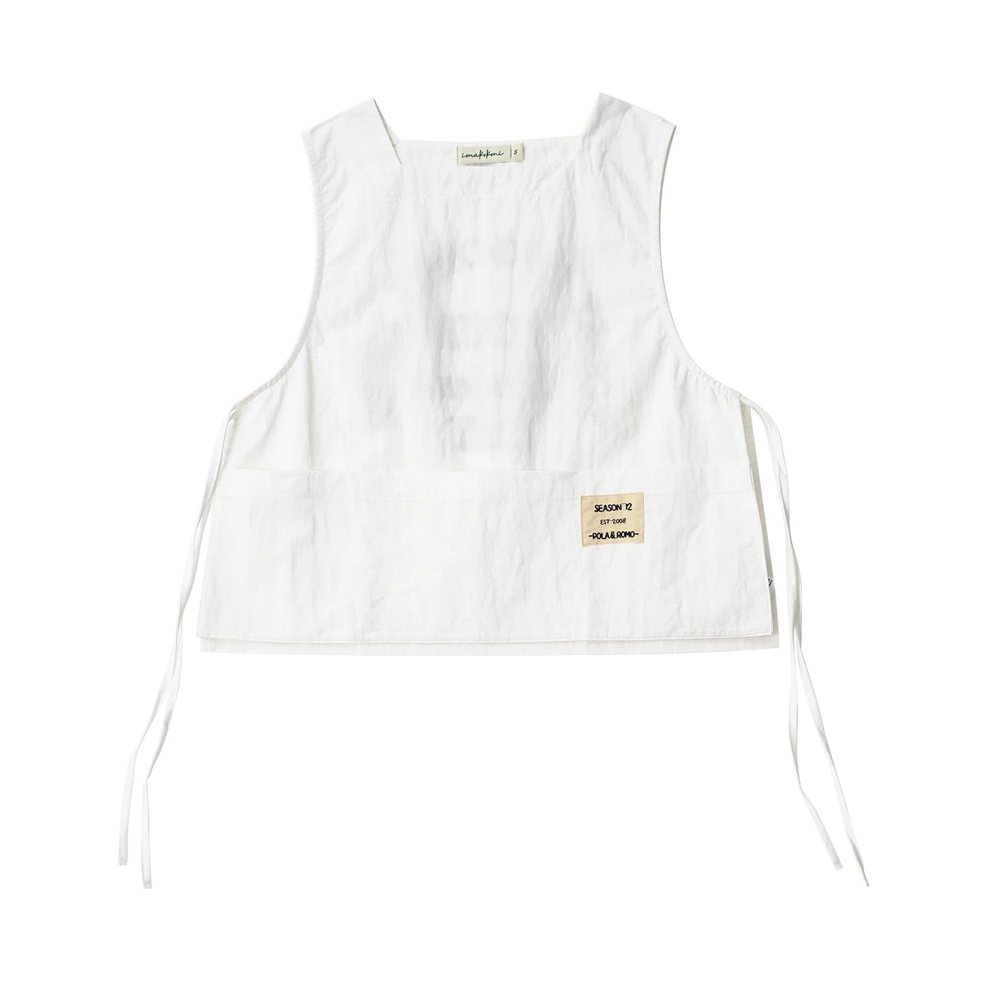 imakokoni 2025 Early Autumn Casual Artistic Plaid Print Work Jacket Women's Lettered Sleeveless V-Neck Top255178