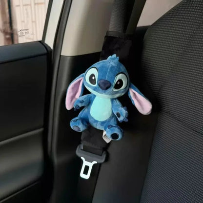 Stitch Car Seat Belt Cover Kawaii Car Accessories Interior Shoulder Cover Child Protective Wear-Resistant for Auto Safety Belts