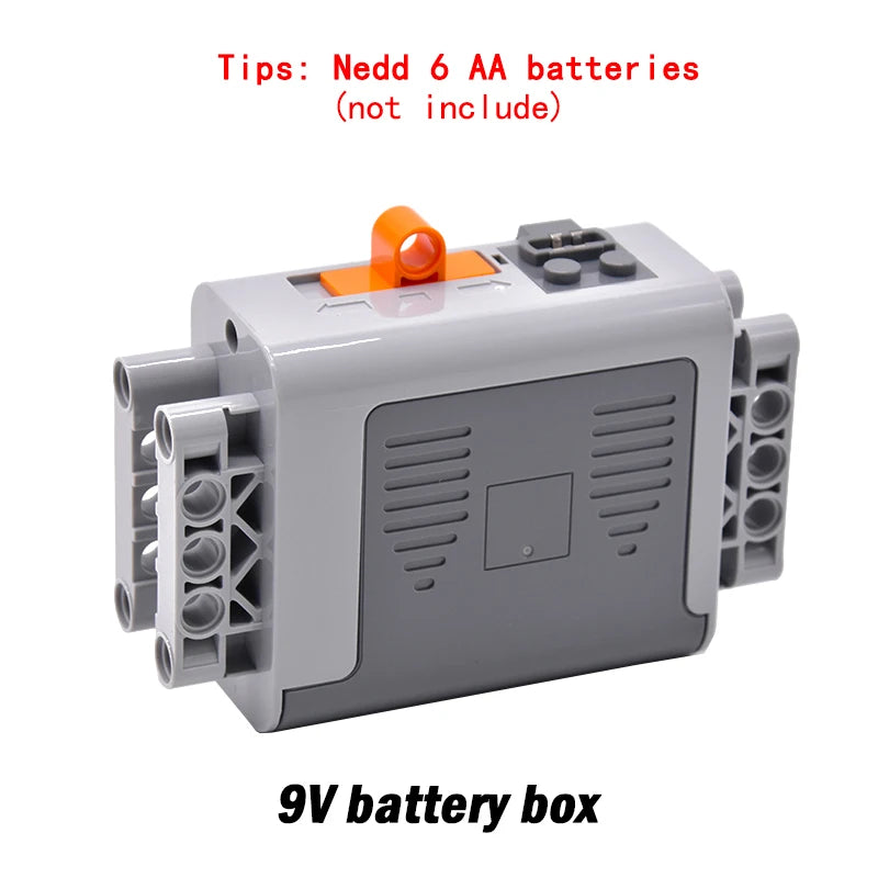 MOC High-Tech Power Functions Servo Motor Polarity Switch Light Set IR Speed Remote Control Receiver Battery Box DIY toys
