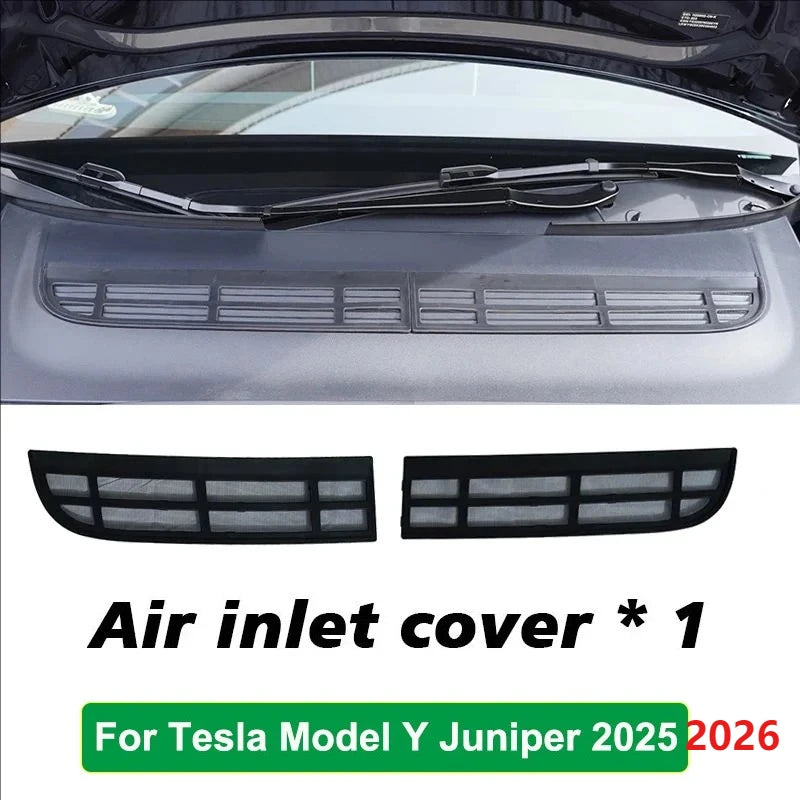For Tesla Model Y Juniper 2025 2026 Inner Vent Grille Front Lower Bumper Anti Insect Net YL Mesh Air Inlet Anti Dust Proof Cover