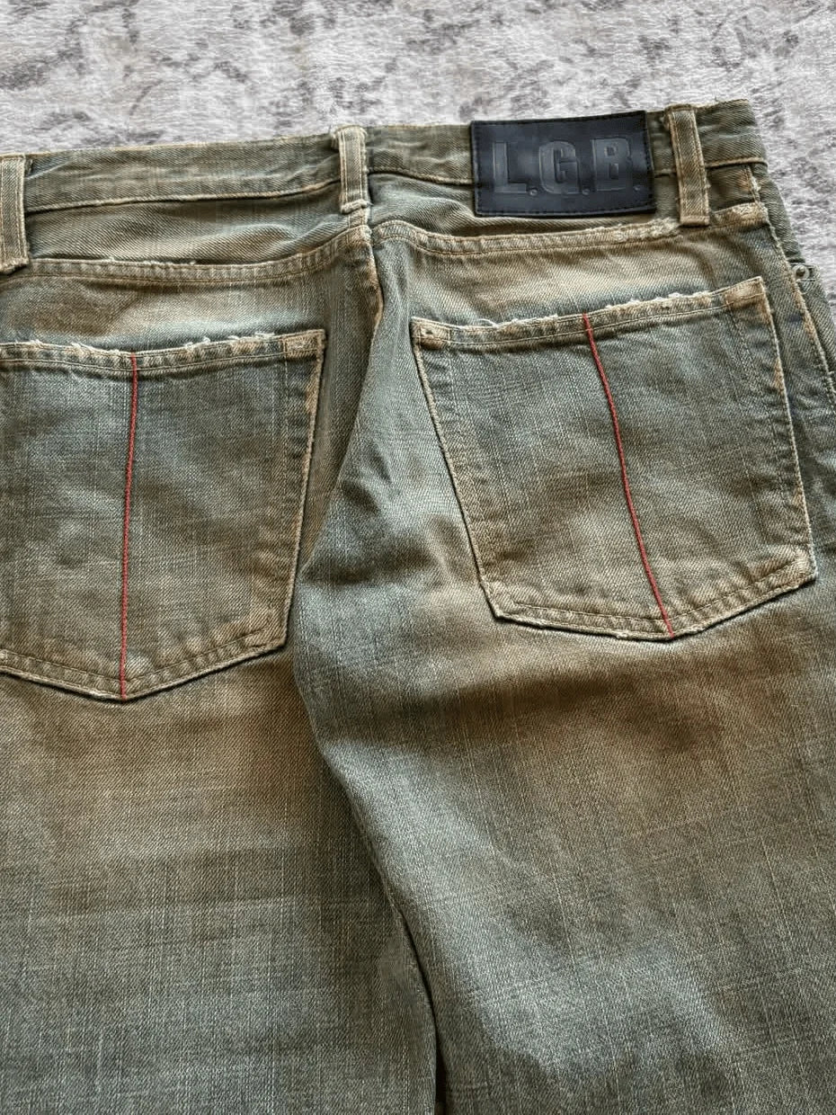 LGB visual department old retro casual rock style micro-horn jeans