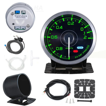 HA Accessories 60mm Auto Gauge Meter 7Color Def i Advance A1 Oil Pressure Turbo Boost EGT Exhaust Temp Tachometer Water Oil Temp