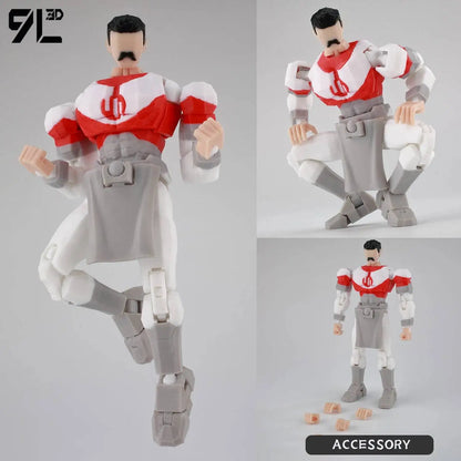 3D Printe Dummy13 T13 Unschlagbarer Mark Grayson  Mark Grayson Actionfigur Anime Sammlermodell Spielzeug für Kinder Geschenk