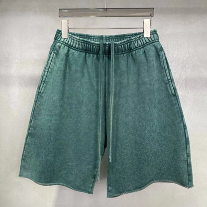 Shorts Summer New 420g Batik Men's Shorts American Street Trendy Brand Retro Men's and Women's Medium Pants
