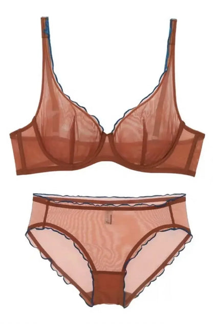 Full Coverage Minimiser Bra for Large Bust, Ultra Thin Seamless Wireless Lift & Support Anti Sag Set BANERDANNI S-2XL 32-40 ABC