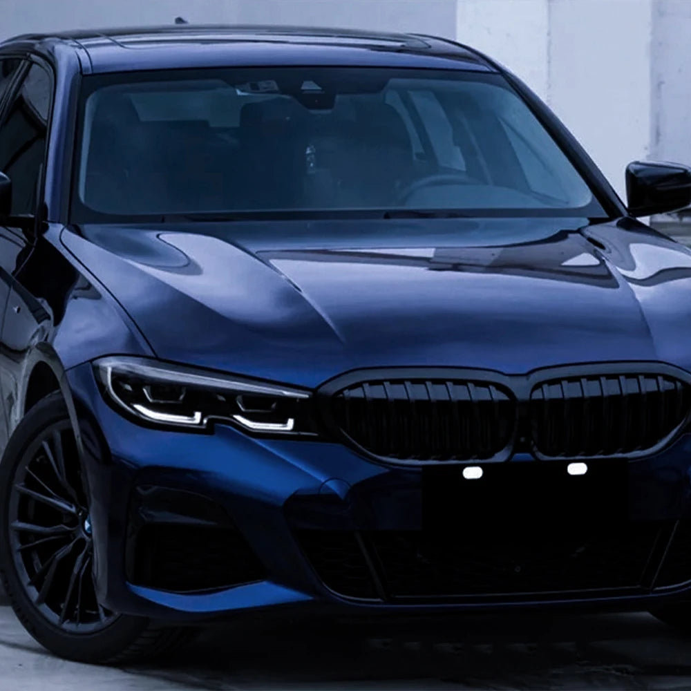 Premium PET Tanzanite Blue Metallic Vinyl Wrap Film for Cars Motorcycles Full or Partial Body UV-Resistant Removable Accessories