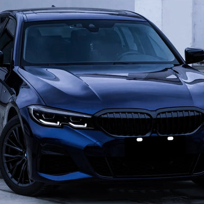 Premium PET Tanzanite Blue Metallic Vinyl Wrap Film for Cars Motorcycles Full or Partial Body UV-Resistant Removable Accessories