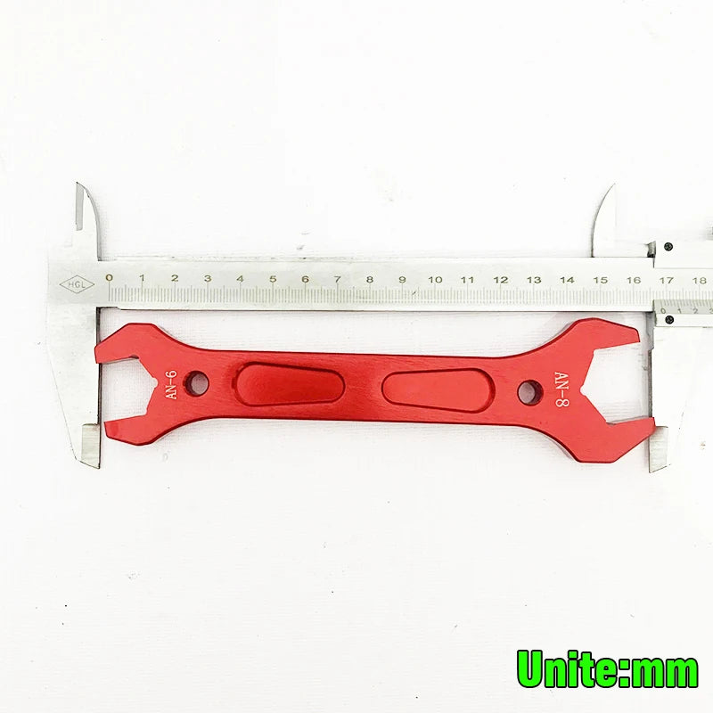High Strength Aluminum Wrench Hose Fitting Tool Socket Wrench Spanner Tool Kit Double Ended Fitting AN3 AN4 AN6 AN8 AN10 AN12 ﻿