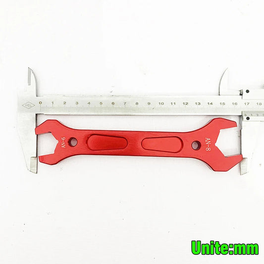High Strength Aluminum Wrench Hose Fitting Tool Socket Wrench Spanner Tool Kit Double Ended Fitting AN3 AN4 AN6 AN8 AN10 AN12 ﻿