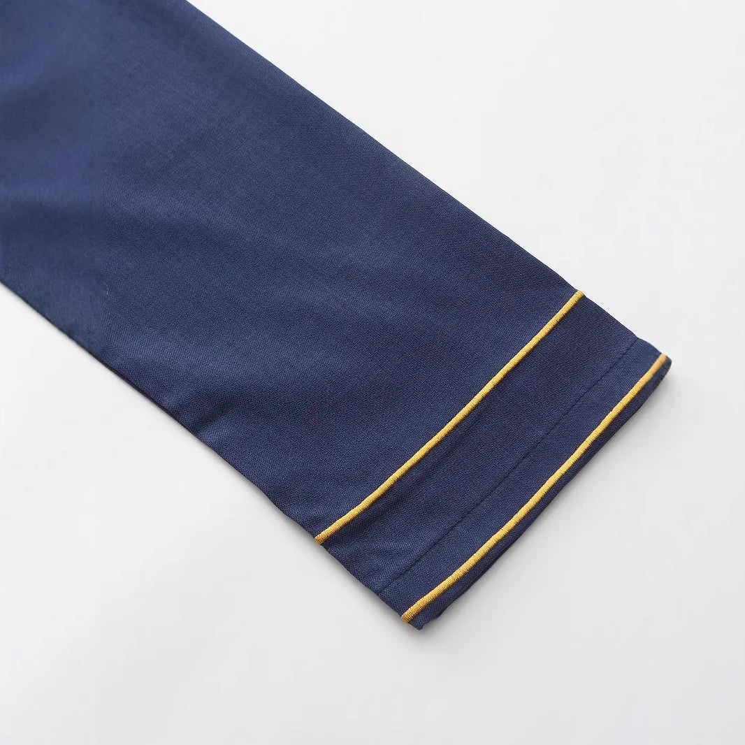 Stand up collar embroidery casual ethnic clothing loose men's clothing
