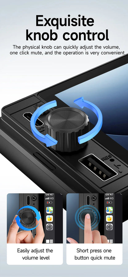 1DIN Universal MP5 6.28-Inch Car Radio IPS Wireless Carplay Android AUTO AUX USB SWC BT Touch Screen Multimedia Video Player