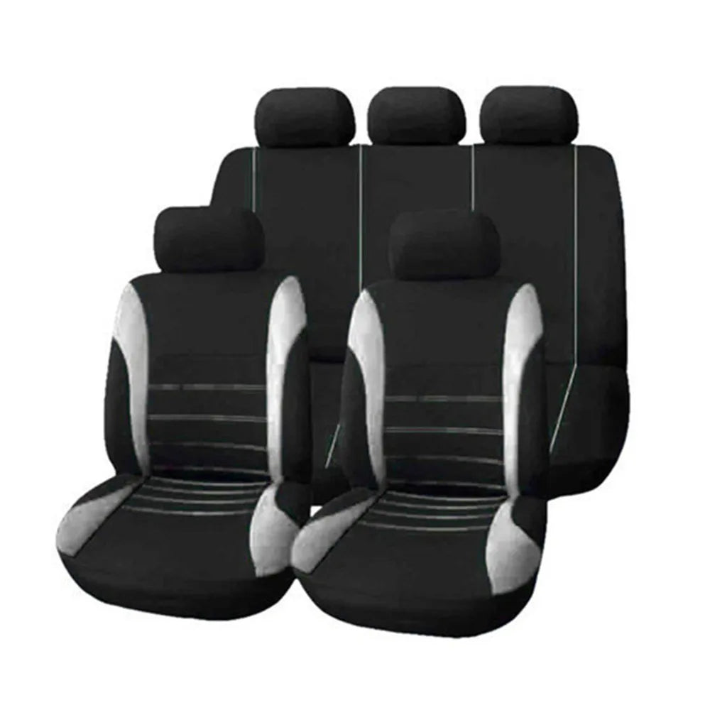2/5Seats Fabric Car Seat Covers For Peugeot 508 207 307 407 3008 206 2008 208 sw 308 107 301 408 5008 4008 Rifter Traveller RCZ