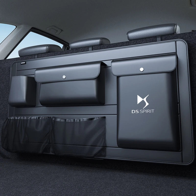 For DS SUV DS6 DS7 Car Trunk Storage Bag Multifunctional Rear Seat Hanging Bag Car Trunk Storage Box Auto Interior Accessory