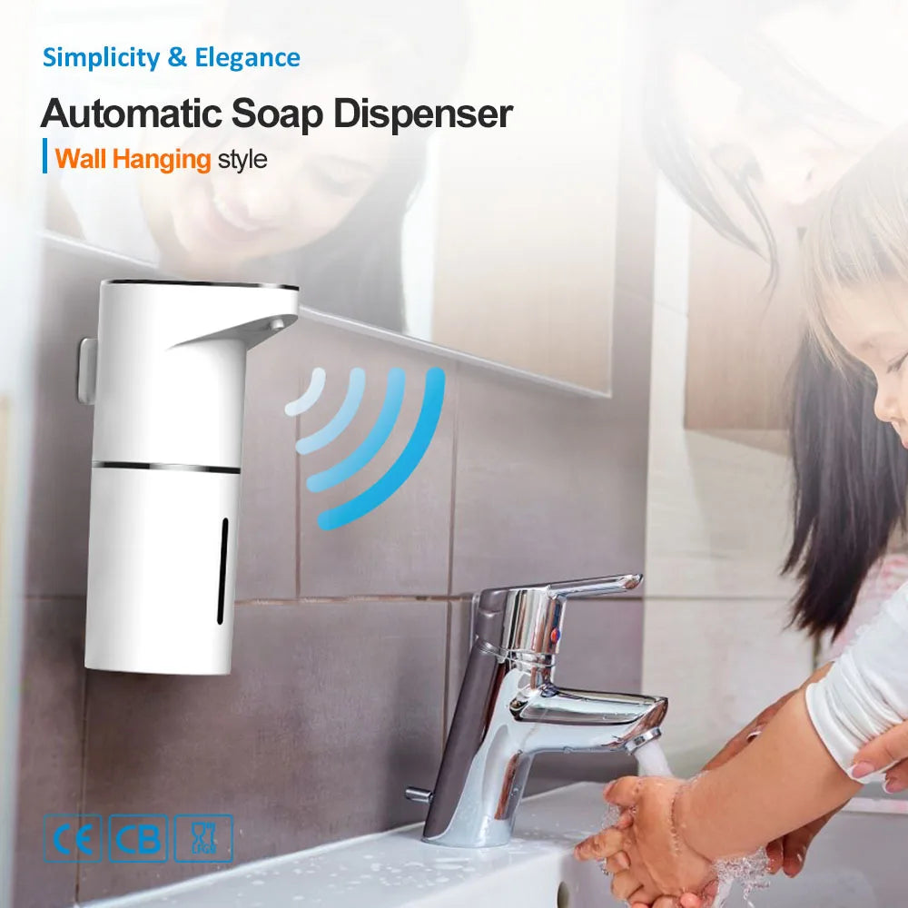 Automatic Liquid Soap Dispenser Intelligent Sensor Contact-Free Hand Sanitizer Dispenser Automatic On-Wall Soap Foam Dispenser